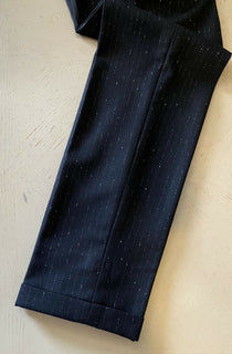 Neu mit Etikett: 1190 $ Saint Laurent Herrenanzughose Schwarz 34 US/50 Eu Italien