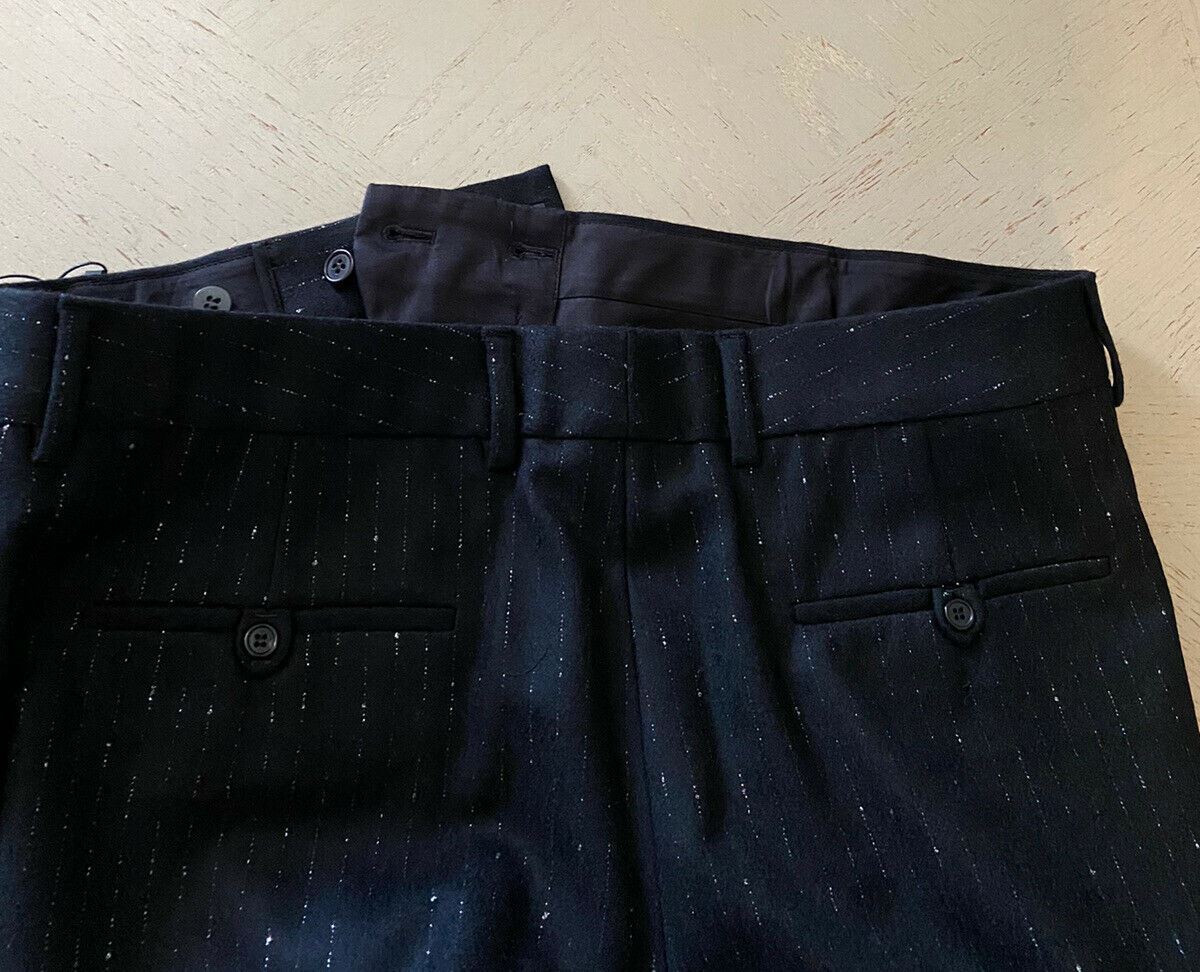 NWT $1190 Saint Laurent Men’s Dress Pants  Black 34 US/50 Eu Italy