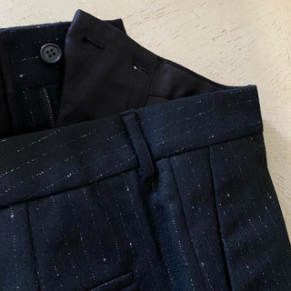 Neu mit Etikett: 1190 $ Saint Laurent Herrenanzughose Schwarz 34 US/50 Eu Italien