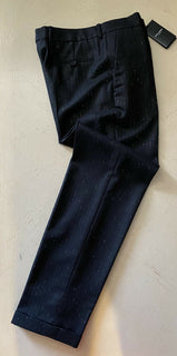 Neu mit Etikett: 1190 $ Saint Laurent Herrenanzughose Schwarz 36 US/52 Eu Italien