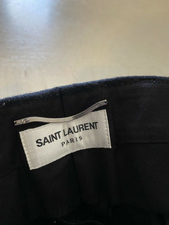 Neu mit Etikett: 1190 $ Saint Laurent Herrenanzughose Schwarz 36 US/52 Eu Italien