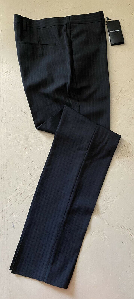 Neu mit Etikett: 890 $ Saint Laurent Herrenanzughose Schwarz 32 US/48 Eu Italien