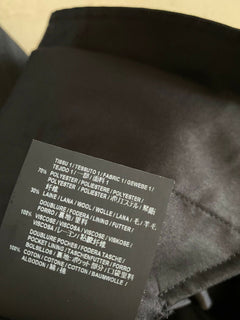 Neu mit Etikett: 890 $ Saint Laurent Herrenanzughose Schwarz 32 US/48 Eu Italien