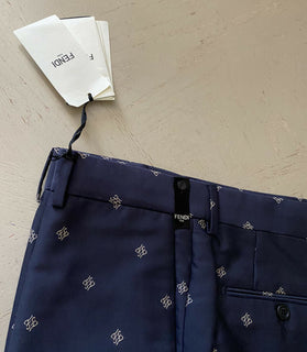Neue Fendi-Anzughose für Herren im Wert von 1.100 US-Dollar, Marineblau, 40 US (56 Eu), Italien