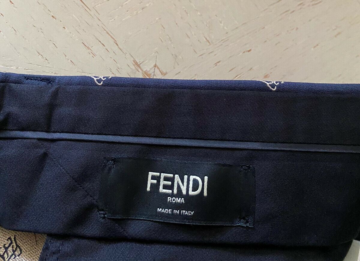 New $1100 Fendi Men’s Dress Pants Navy 40 US ( 56 Eu ) Italy