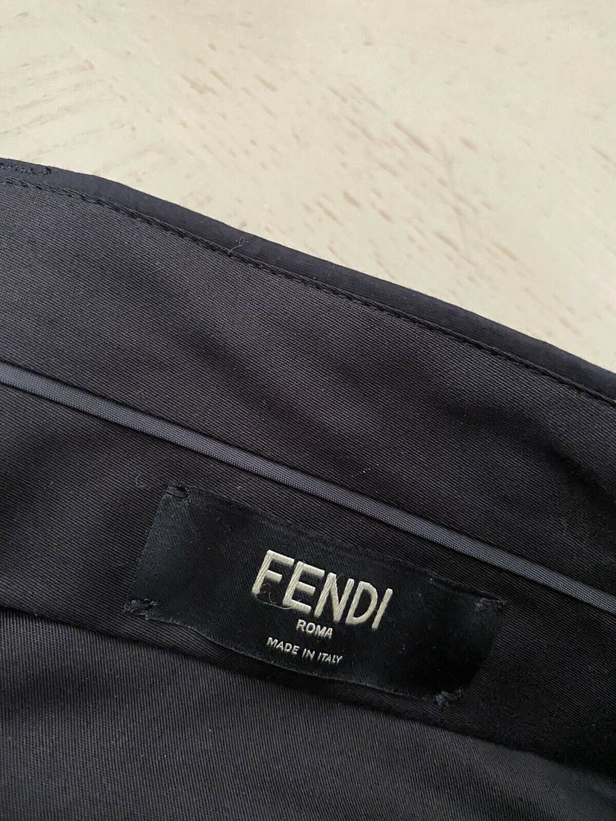 New $770 Fendi Men’s Pants Black 36 US ( 52 Eu ) Italy