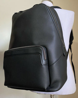 Neuer 2790 $ Bottega Veneta Lederrucksack Marco Polo 578156 Schwarz Italien