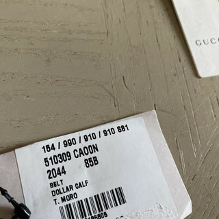 Neuer Gucci Herren-Gürtel aus echtem Leder, DK Braun, 85/34, Italien