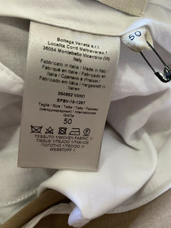 Neu mit Etikett: 790 $ Bottega Veneta Herrenhose aus Wolle/Mohair Braun 34 US (50 Eu) Italien