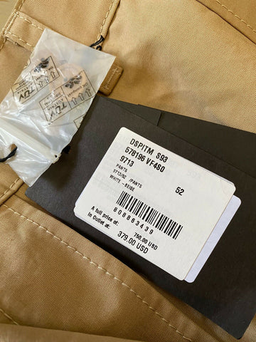 NWT $750 Bottega Veneta Mens Pants Beige 36 US ( 52 Eu ) Italy