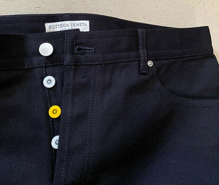 Neu mit Etikett: 620 $ Bottega Veneta Herrenjeans, kurze Hose, Schwarz, Größe 36 US (52 EU), Italien