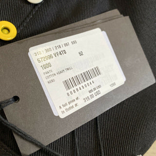 Neu mit Etikett: 620 $ Bottega Veneta Herrenjeans, kurze Hose, Schwarz, Größe 36 US (52 EU), Italien