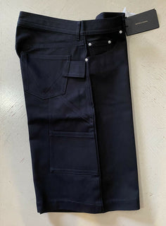 Neu mit Etikett: 620 $ Bottega Veneta Herrenjeans, kurze Hose, Schwarz, Größe 38 US (54 EU), Italien