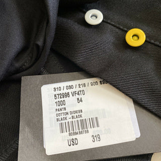 Neu mit Etikett: 620 $ Bottega Veneta Herrenjeans, kurze Hose, Schwarz, Größe 38 US (54 EU), Italien