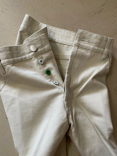 Neu mit Etikett: 620 $ Bottega Veneta Herren-Jeans, kurze Hose, Weiß, 32 US (48 Eu), Italien
