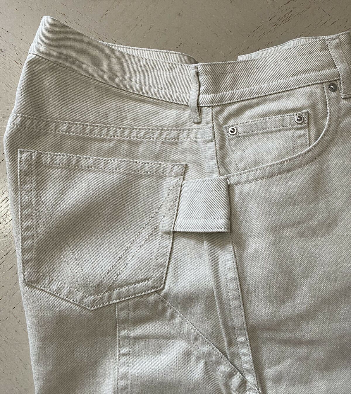 NWT $620 Bottega Veneta Mens Jeans Short Pants Of White 36 US ( 52 Eu ) Italy