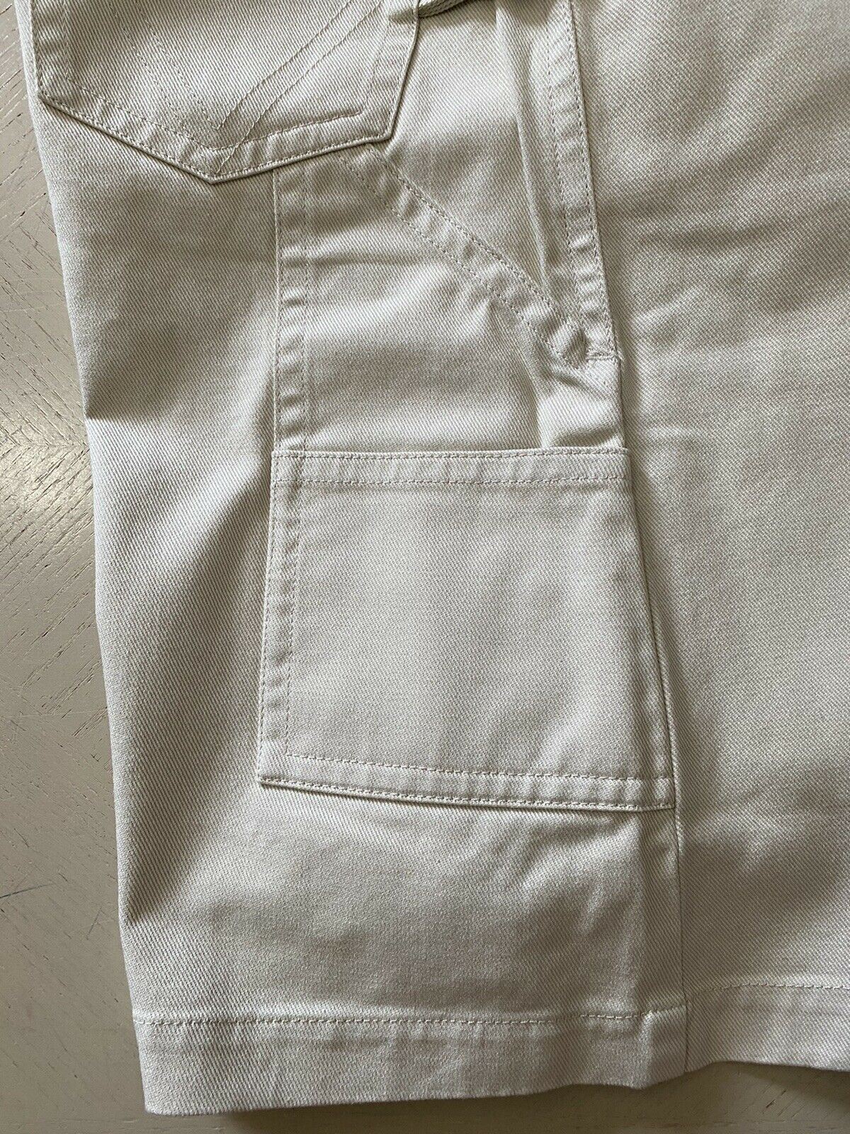 NWT $620 Bottega Veneta Mens Jeans Short Pants Of White 36 US ( 52 Eu ) Italy