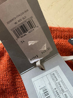 Neu mit Etikett: 940 $ Tom Ford Alpaka/Seide Herrenpullover mit V-Ausschnitt MD Rot L (54 Eu) Italien