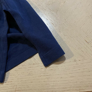 Neu mit Etikett: Gucci Herren-Langarm-Poloshirt in Übergröße, Königsblau, Größe XL, Italien