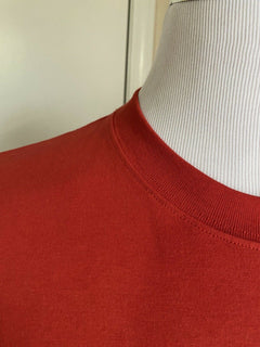 Neues Gucci Herren-Kurzarm-T-Shirt Rot Größe M Italien
