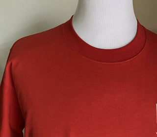 Neues Gucci Herren-Kurzarm-T-Shirt Rot Größe M Italien
