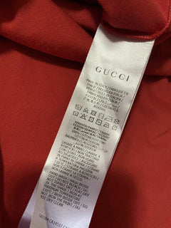Neues Gucci Herren-Kurzarm-T-Shirt Rot Größe M Italien