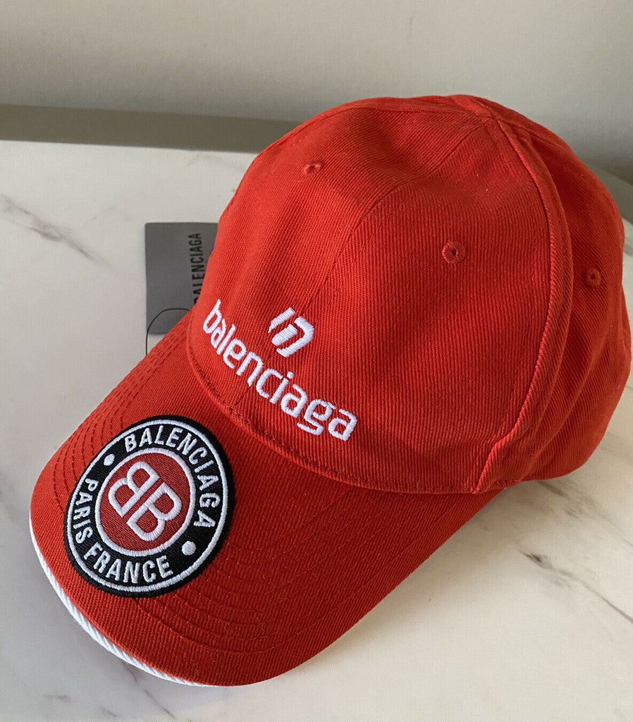Neu mit Etikett: Balenciaga Herren-Trucker-Mütze, Rot, Größe L, Italien