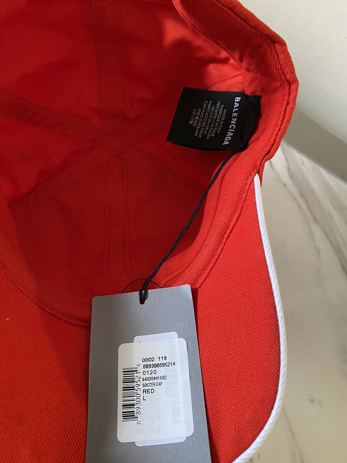 Neu mit Etikett: Balenciaga Herren-Trucker-Mütze, Rot, Größe L, Italien