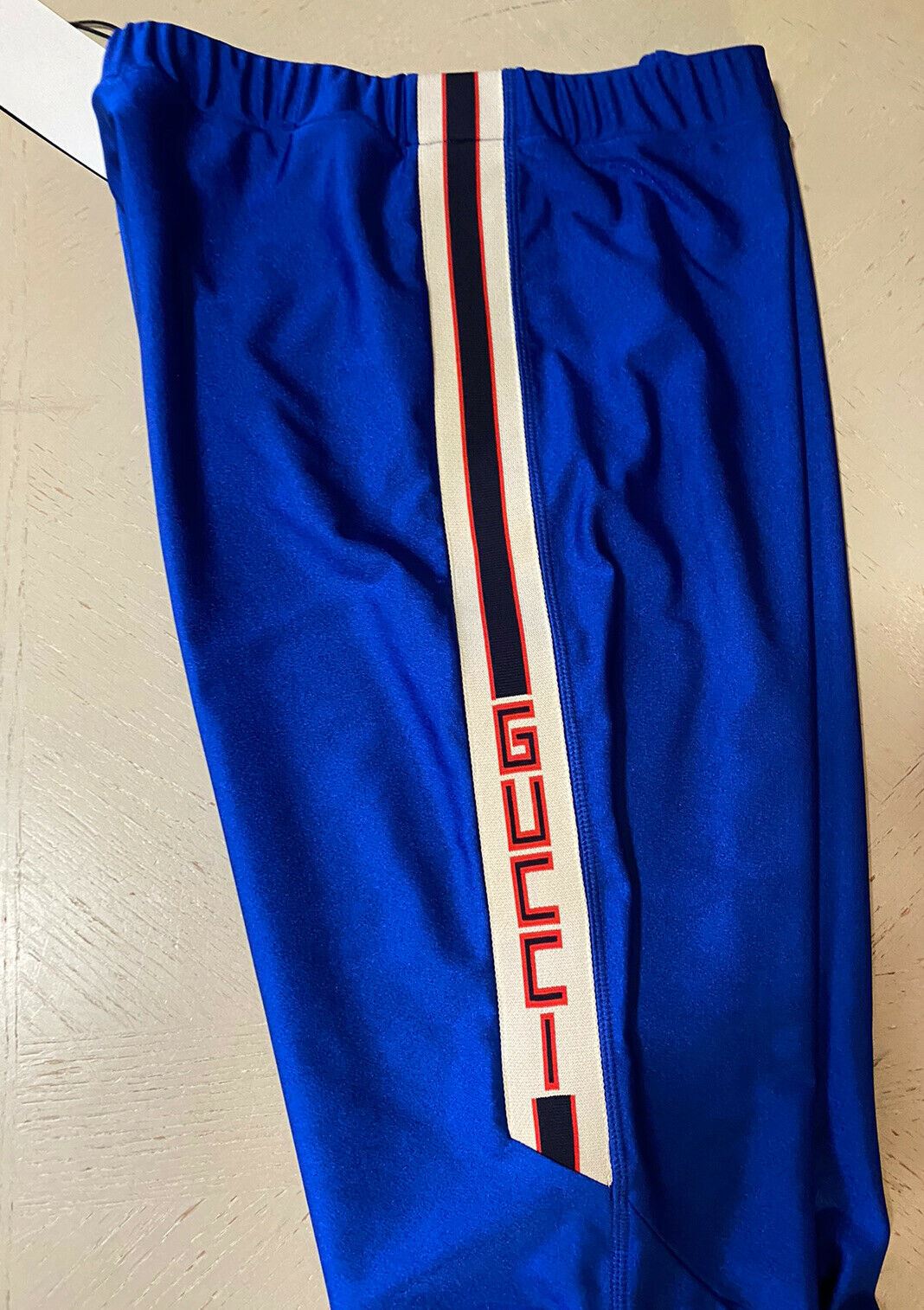 Новые женские спортивные штаны Gucci за 1200 долларов, синие, размер XL, Италия