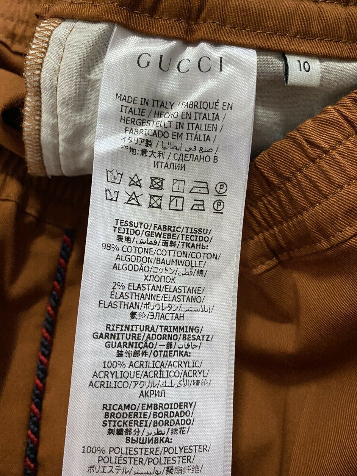 Neu mit Etikett Gucci Jungen Anzughose Braun Größe 10 Italien