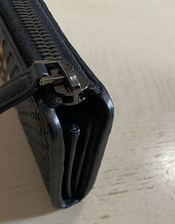 Neue 850 $ Ermenegildo Zegna Beutel-Geldbörse Schwarz Italien