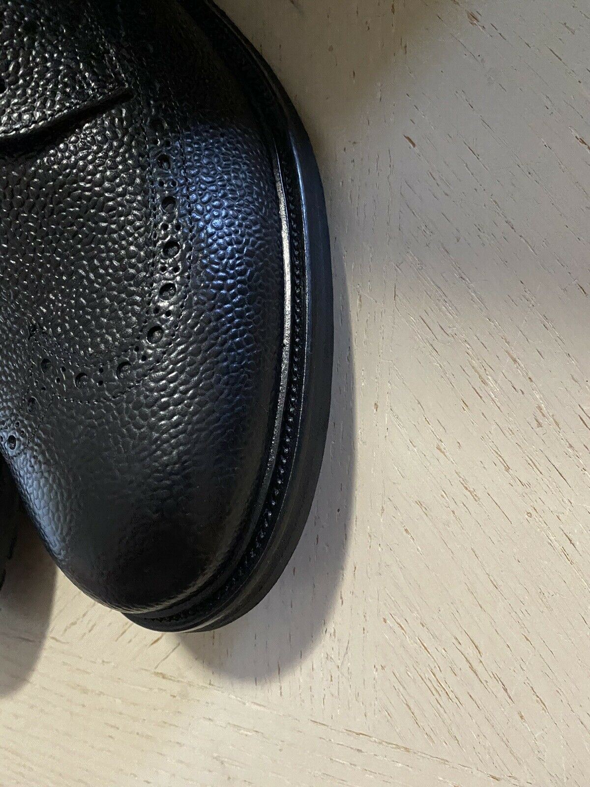 Neue 720 $ Roberto Cavalli Herren Lederstiefel Schuhe Schwarz 12 US/45 Eu Italien 
