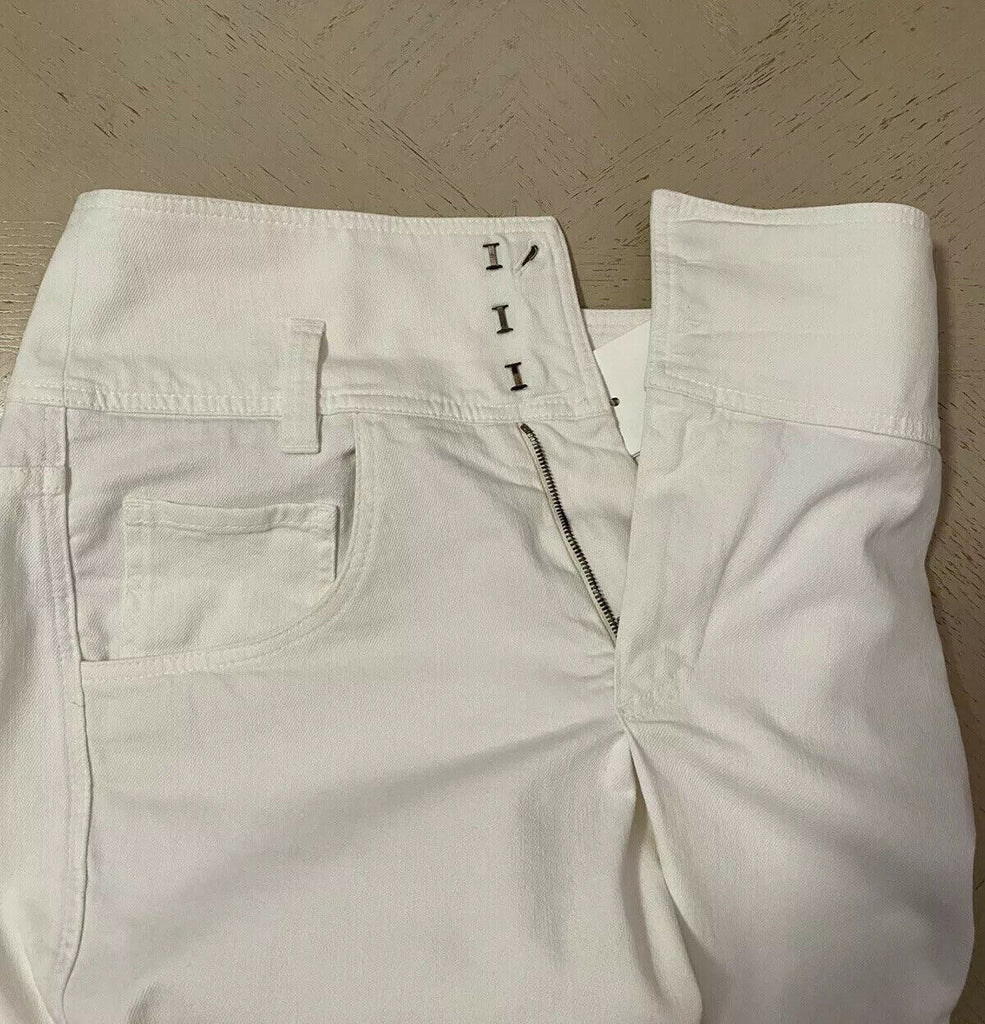 New $970 Brunello Cucinelli Women’s Jeans Pants White 10 US ( 46 It ) Italy