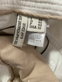 New $970 Brunello Cucinelli Women’s Jeans Pants White 10 US ( 46 It ) Italy