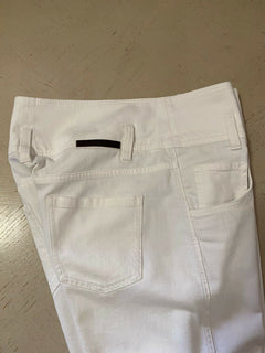 New $970 Brunello Cucinelli Women’s Jeans Pants White 10 US ( 46 It ) Italy