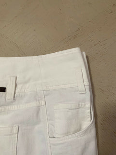 New $970 Brunello Cucinelli Women’s Jeans Pants White 10 US ( 46 It ) Italy