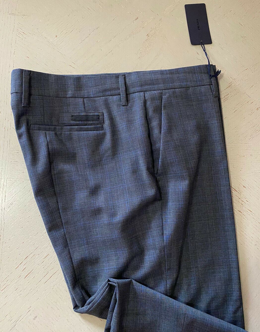New $780 Prada Womens Pants DK Gray 12 US 48 IT ) Italy
