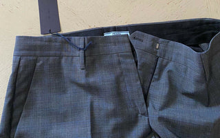 Neu $780 Prada Damenhose DK Grau 12 US 48 IT) Italien