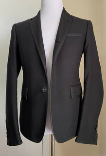 Neuer 3200 $ Thom Browne Herrenanzug Smokinganzug Schwarz Größe 2 (S) Italien
