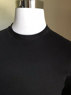 Neu $ 1195 Giorgio Armani Herren-Pullover mit Rundhalsausschnitt Marineblau/Blau S US (46 Eu) Italien