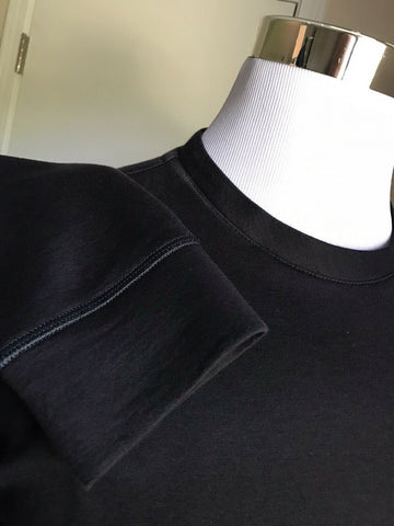 New $1195 Giorgio Armani Mens Crewneck Sweater Navy/Blue S US ( 46 Eu ) Italy