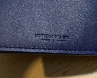 New Bottega Veneta Mens Wallet Slate Color Atlantic Blue 148324  Italy