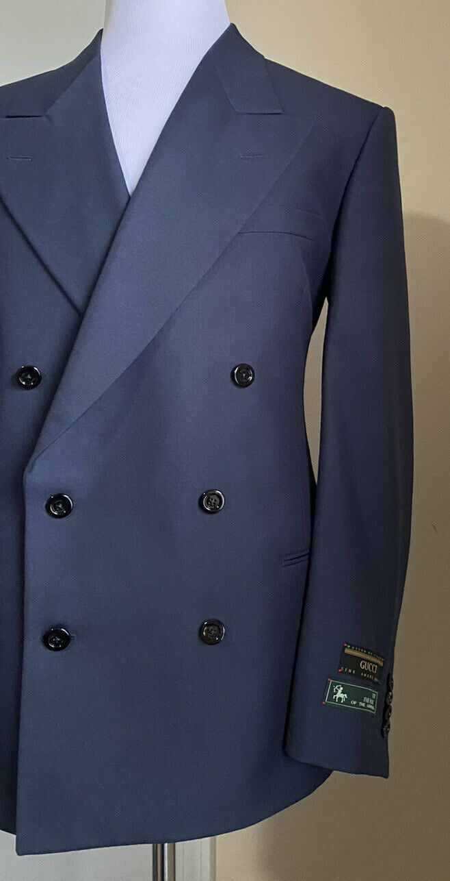 Neu mit Etikett: 3200 $ Gucci Herren Sportmantel Jacke Blazer Blau 42R US (52R Eu) Italien