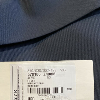 Neu mit Etikett: 3200 $ Gucci Herren Sportmantel Jacke Blazer Blau 42R US (52R Eu) Italien