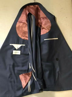 Neu mit Etikett: 3200 $ Gucci Herren Sportmantel Jacke Blazer Blau 42R US (52R Eu) Italien