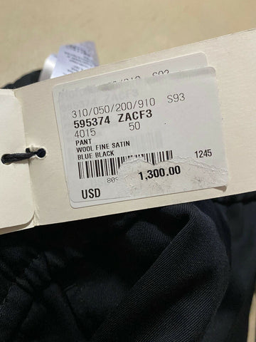 New $1300 Gucci Men’s Wool Jegging  Pants Midnight Blue 34 US ( 50 Eu ) Italy