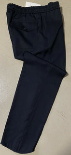 Neue Woll-Jegging-Hose von Gucci für Herren im Wert von 1300 US-Dollar, Mitternachtsblau, 34 US (50 Eu), Italien