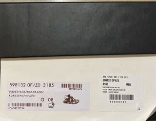 Neue Gucci Herren-Sneaker aus Leder und Wildleder, Grün, 9 US (8 UK), Italien