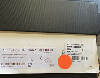 NIB Gucci Herren-Slipper aus Segeltuch/Leder, Kamel/Braun, 10 US (9 UK), Italien