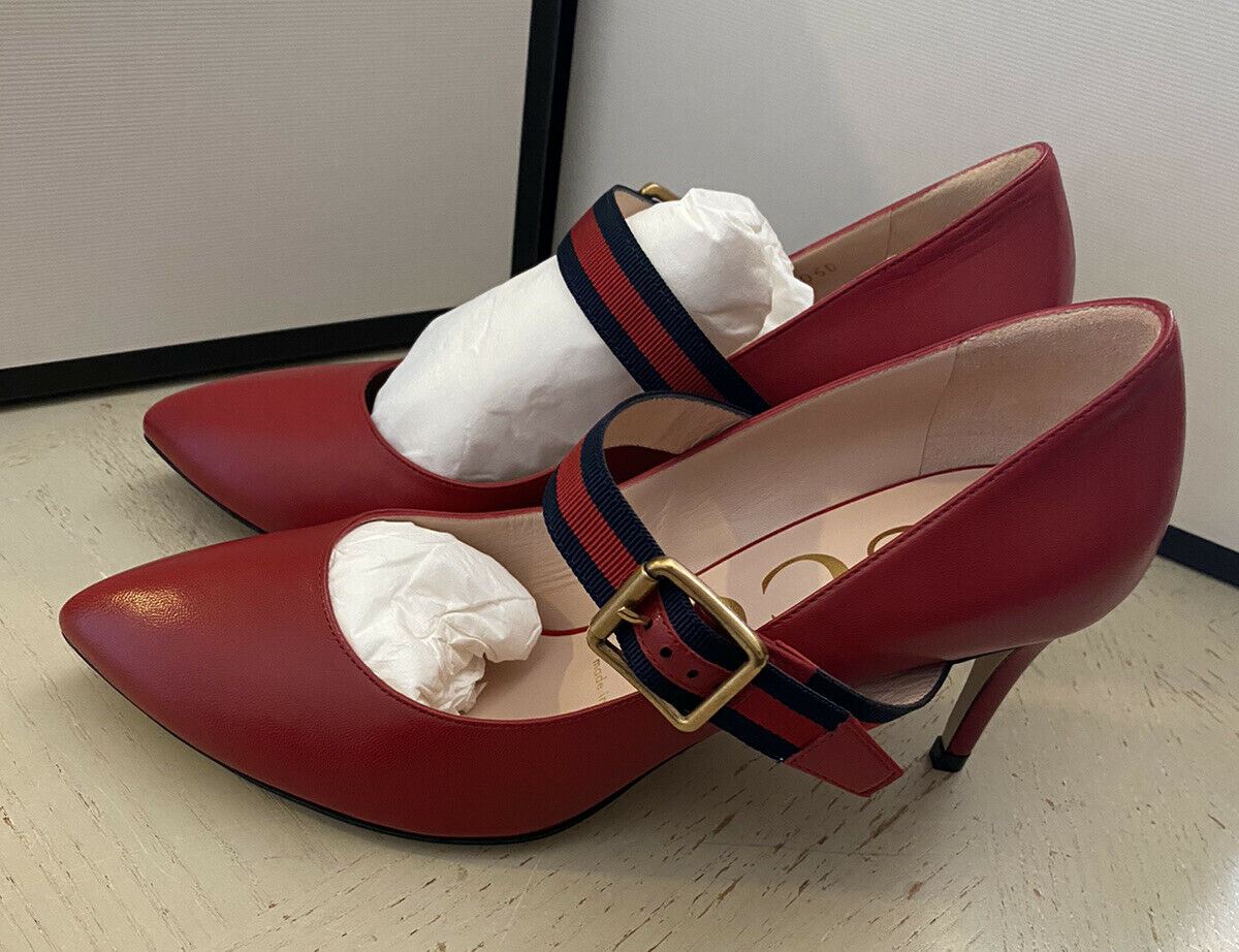 NIB Gucci Women’s Dress Shoes Red 6.5 US ( 36.5 Eu ) Italy
